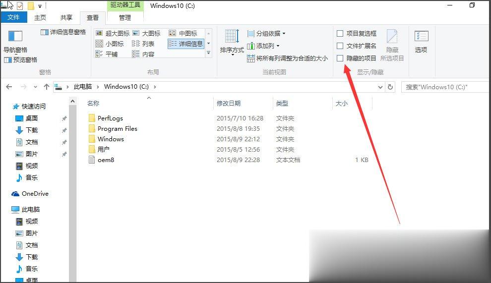 Win10如何显示隐藏文件？Win10显示隐藏文件的方法(4)