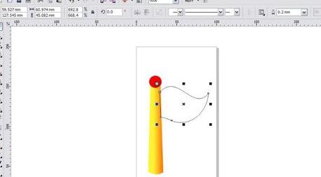 coreldraw怎么画旗帜_cdr如何制作旗帜