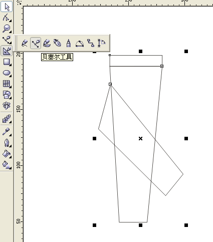 使用CorelDraw 12制作休闲裤的具体操作步骤