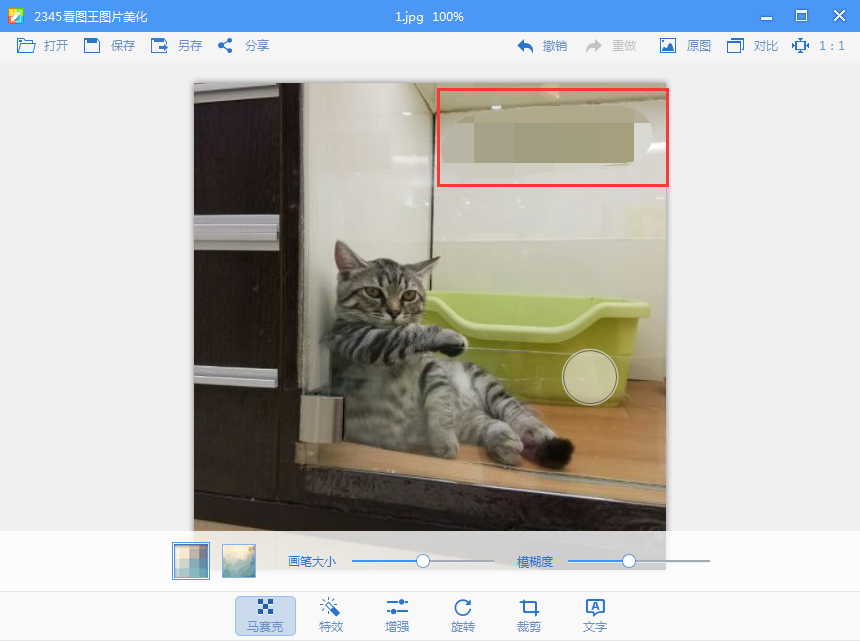 2345看图王怎么打马赛克,2345看图王给图片添加马赛克教程