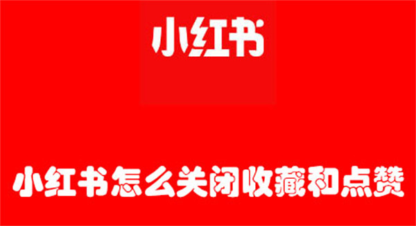 小红书怎么关闭收藏和点赞