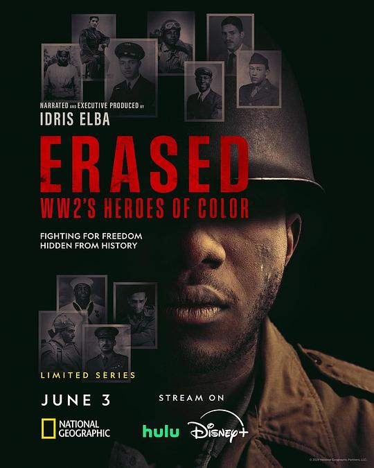 Erased WW2s Heroes of Color Season 1[全4集][无字片源].2160p.Hulu.WEB-DL.DDP.5.1.H.265-BlackTV 18.64G