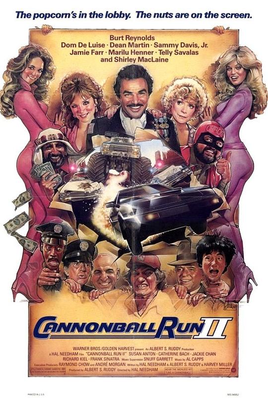 炮弹飞车2[简繁英字幕].Cannonball.Run.II.1984.1080p.BluRay.x265.10bit.DTS-SONYHD 7.63GB